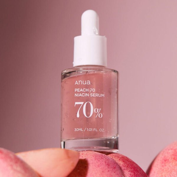 Peach 70% Niacinamide Brightening Serum 30ml – Glow, Hydration & Even Tone