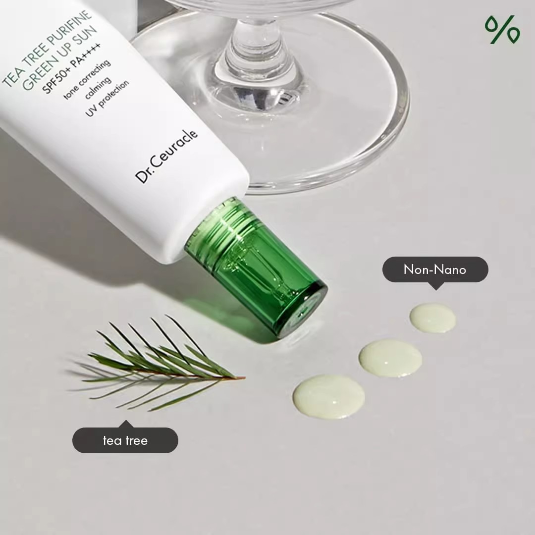 dr.ceuracle tea tree purifine soothing sunscreen spf50+ pa++++ dr.ceuracle tea tree purifine soothing sunscreen spf50+ pa++++