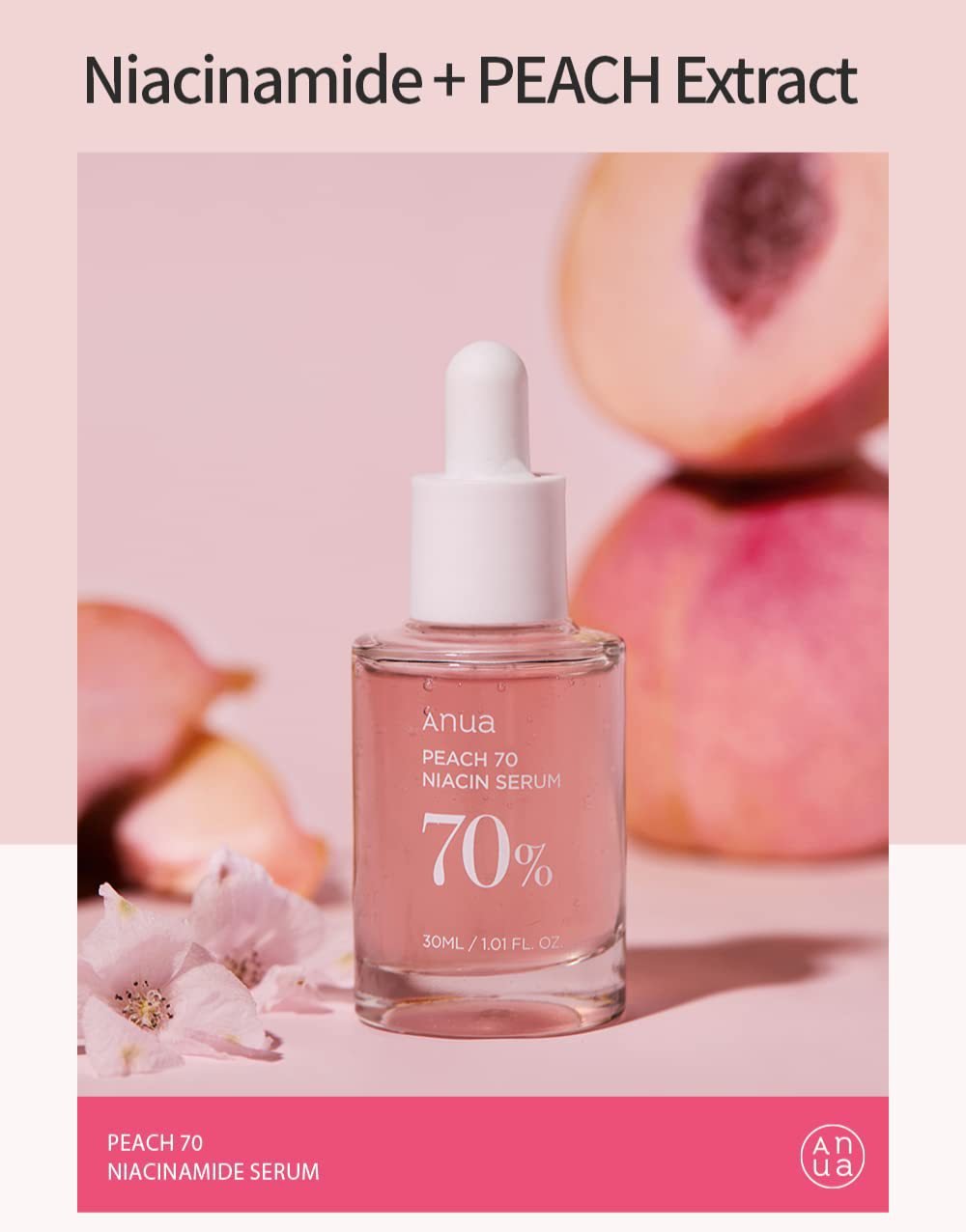 peach 70% niacinamide brightening serum 30ml – glow, hydration & even tone peach 70% niacinamide brightening serum 30ml – glow, hydration & even tone