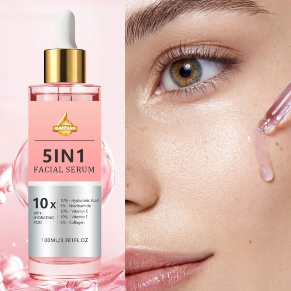 SUMIFANG 5IN1 Facial Serum – Large Size 100ml Multi-Effect Skin Solution