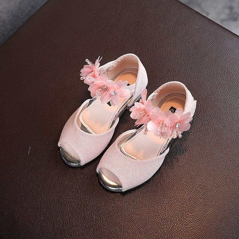 sparkle steps kids fish mouth princess sandals — beaded rhinestone flower soft sole shoes | pahelapride sparkle steps kids fish mouth princess sandals — beaded rhinestone flower soft sole shoes | pahelapride
