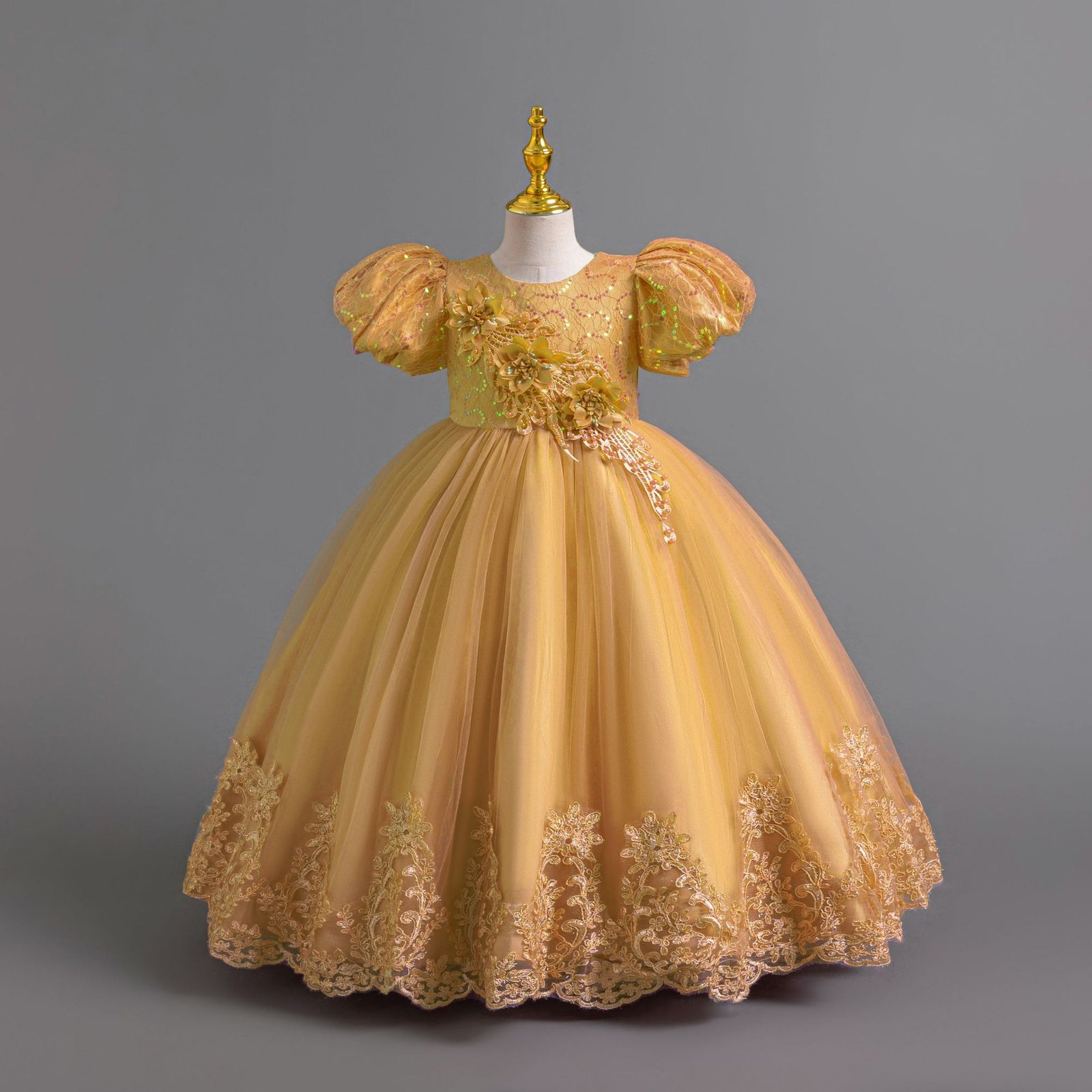 aurora ball girls high end birthday & piano performance gown — elegant princess dress | pahelapride aurora ball girls high end birthday & piano performance gown — elegant princess dress | pahelapride