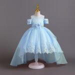 celestia gown girls elegant trail princess dress — piano, wedding & performance wear | pahelapride