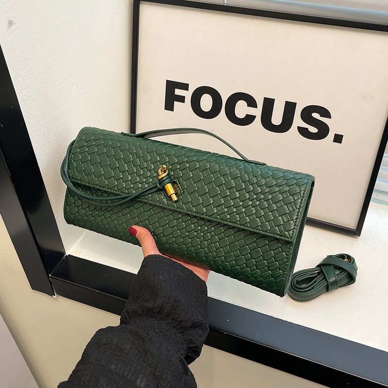 new woven evening bag | baguette style handbag crossbody & shoulder purse new woven evening bag | baguette style handbag crossbody & shoulder purse