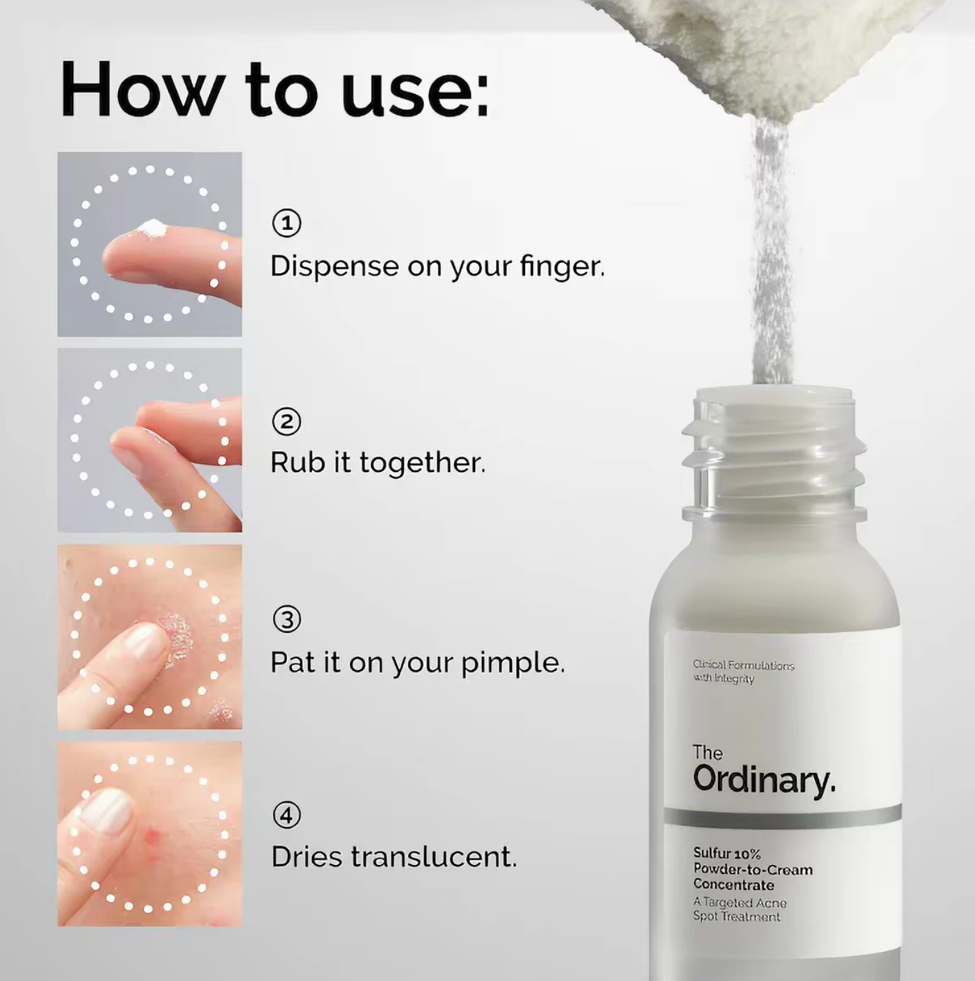 the ordinary sulfur 10% powder to cream concentrate | targeted acne spot treatment the ordinary sulfur 10% powder to cream concentrate | targeted acne spot treatment