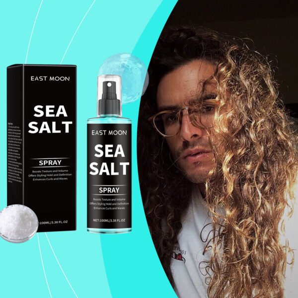 EAST MOON Sea Salt Spray 100ml | Texture & Volume Boosting Hair Spray