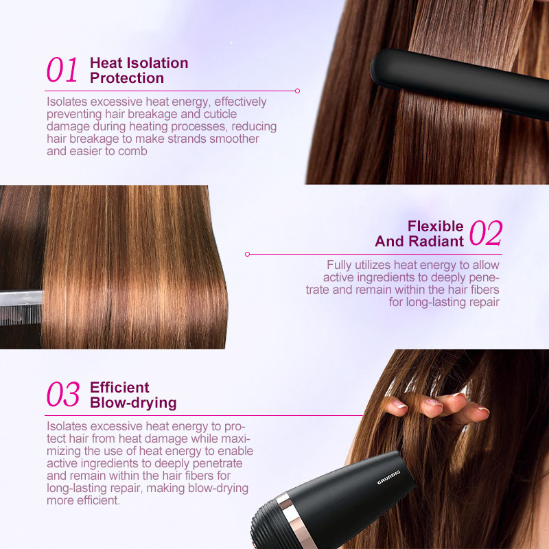 purc heat protection hair spray 75ml | anti frizz & moisturizing purc heat protection hair spray 75ml | anti frizz & moisturizing