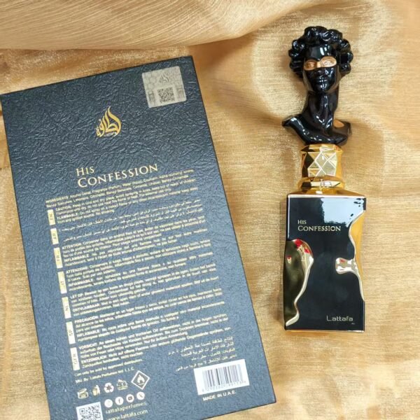 Lattafa His Confession EDP 100ml | Luxury Oriental Woody Men's Perfume