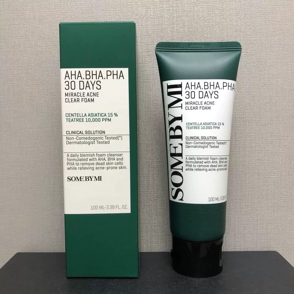 some by mi aha bha pha 30 days miracle acne clear foam 100ml some by mi aha bha pha 30 days miracle acne clear foam 100ml