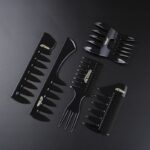 western bull wide tooth hair comb set (5pcs) – hair styling comb for men | pahelapride