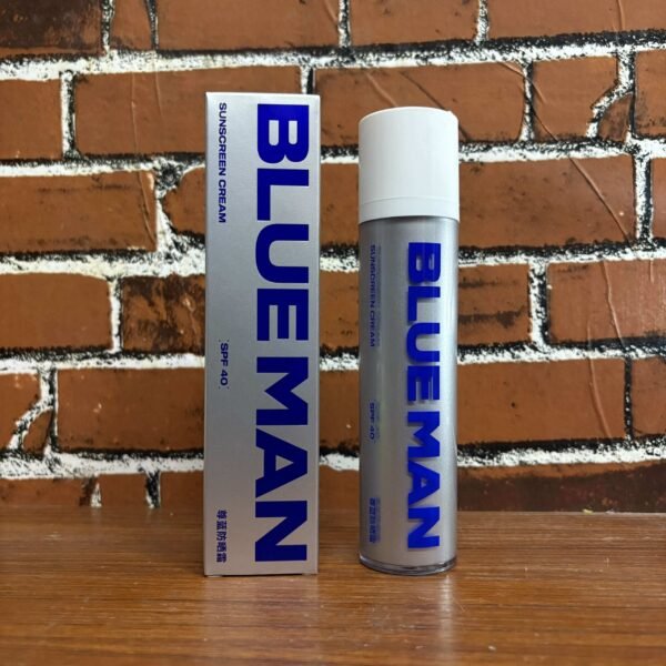 BLUEMAN SPF 40 Sunscreen Cream for Men – Waterproof & Sweat-Resistant UV Protection | PahelaPride