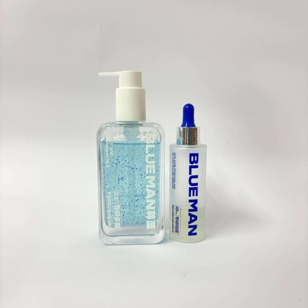 BLUEMAN Oily & Acne Treatment Duo – Salicylic Acid Cleanser & Acne Removal Serum for Men | Oil Control & Acne Fighting Combo Bangladesh