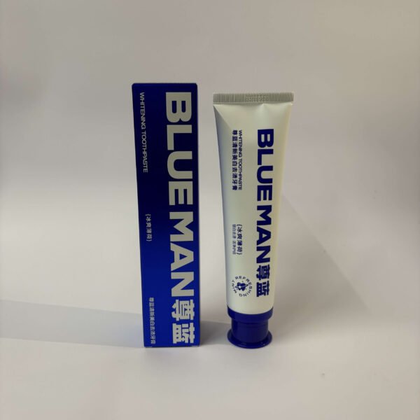 BLUEMAN Whitening Toothpaste with Baking Soda – Ice-Cool Mint Formula for Fresh Breath & Stain Removal | Oral Care Bangladesh